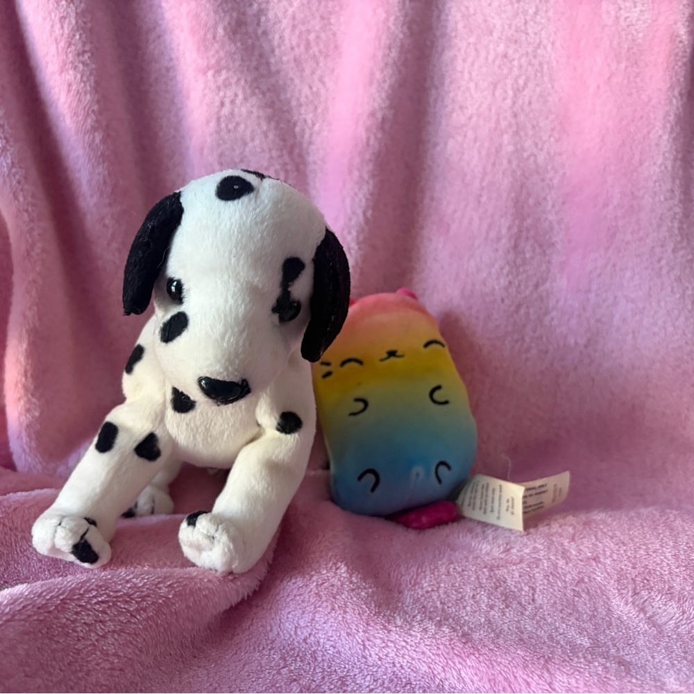 Ty beanie baby Dalmatian + cats vs pickles